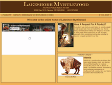 Tablet Screenshot of lakeshoremyrtlewood.com